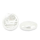 Imitatie zoetwaterparels coin 12x13mm White